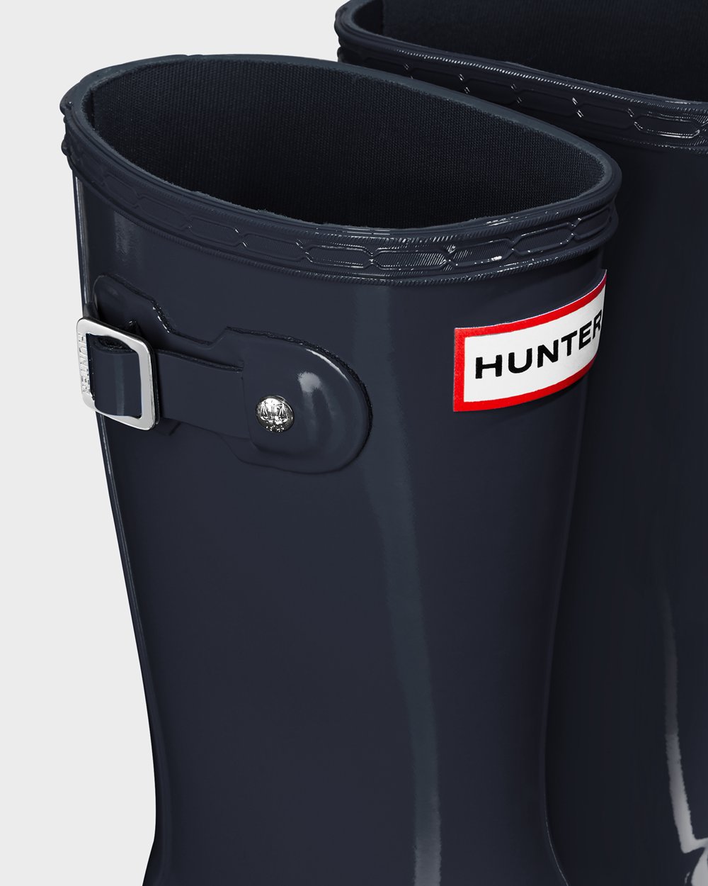 Kids Hunter Original Big Gloss - Rain Boots Navy - 7248-CLAVG